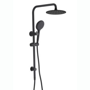 Ideal Shower System with Rail and 200mm Overhead
