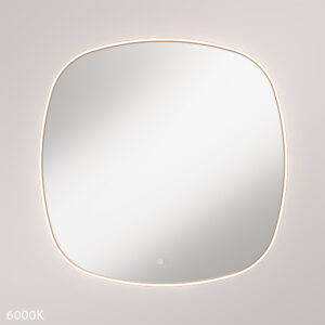 Kiara 900mm LED Framed Squircle Mirror