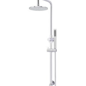 Round Combination Shower Rail with 200mm Rose & Single-Function Hand Shower