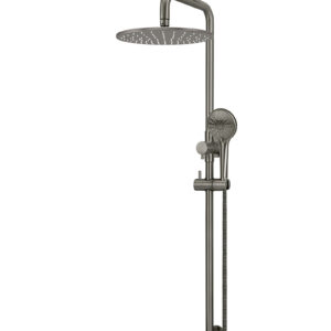 Round Combination Shower Rail with 300mm Rose & Three-Function Hand Shower