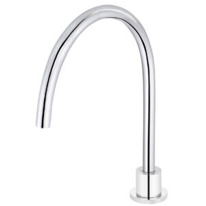 Round Gooseneck High-Rise Swivel Hob Spout
